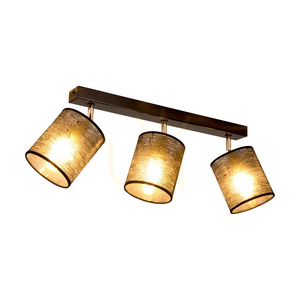 Lampa Sufitowa Nevoa 3xE27 Max.25W Czarny-Chrom Metal/Czarny Abażur 67 cm small 1