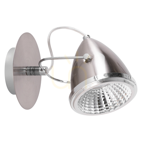 Sprawdź Kinkiet Oliver Incl 1xGU10 LED Max.6W Satyna/Chrom Metal 21 cm