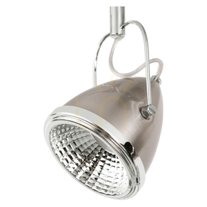 Lampa Sufitowa Oliver Incl.2xGU10 LED Max.6W Satyna/Chrom Metal 35 cm small 2
