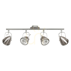 Lampa Sufitowa Oliver Incl.4xGU10 LED Max.6W Satyna/Chrom 76 cm small 0