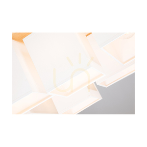 Lampa Sufitowa Paloma 6xE27 Max.25W Dąb Olejowany/Biały Abażur 55 cm small 6
