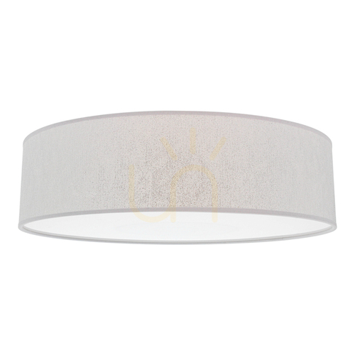 Sprawdź Lampa Sufitowa Prata 4xE27 Max.25W Biały Metal/Srebrny Abażur Ø48 cm
