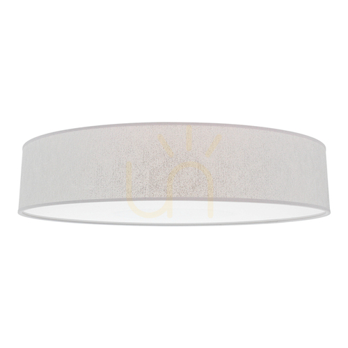 Sprawdź Lampa Sufitowa Prata 4xE27 Max.25W Biały Metal/Srebrny Abażur Ø58 cm