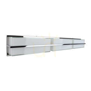 Kinkiet Sally Incl.LED 3000K 30W Chrom Metal/Biały Szklany Klosz 98 cm small 0