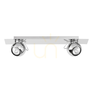 Lampa Sufitowa Sergio Incl.2xGU10 Max.50W Chrom Metal 45 cm small 0