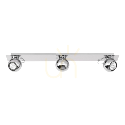Sprawdź Lampa Sufitowa Sergio Incl.3xGU10 Max.50W Chrom Metal 85.5 cm
