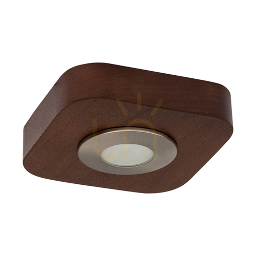 Sprawdź Lampa Sufitowa Sunniva Incl.1xLED 3000K 5W Drewno Bukowe Orzechowe/Satyna Metal 14 cm