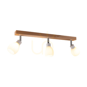 Lampa Sufitowa Talea Incl. 3xG9 LED Max.3W Brzoza/Biały Metal/Biały Szklany Klosz 55 cm small 1