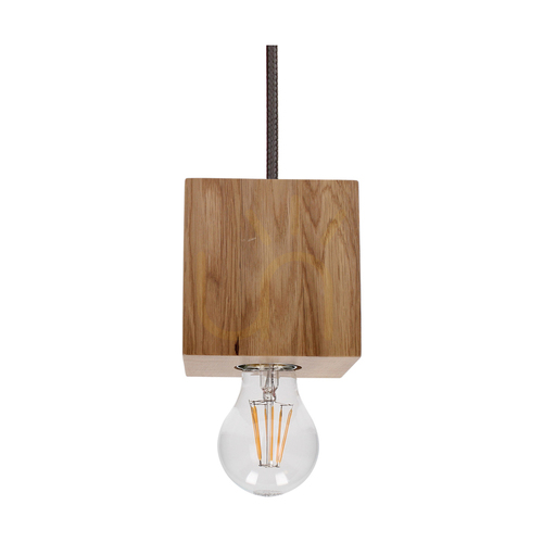 Sprawdź Lampa wisząca SPOT Light Trongo 7161174, dąb olejowany, 1×E27, 100 cm