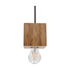 Lampa wisząca SPOT Light Trongo 7161174, dąb olejowany, 1×E27, 100 cm small 1