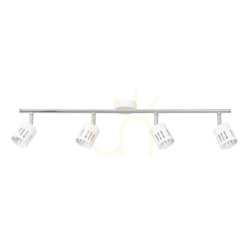 Sprawdź Lampa Sufitowa Ulrika 4xG9 Max.28W Chrom/Biały Metal 82 cm