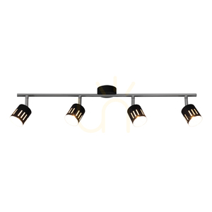 Lampa Sufitowa Ulrika 4xG9 Max.28W Chrom/Czarny Metal 82 cm small 1