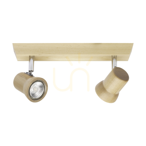 Sprawdź Lampa Sufitowa Venla Incl.2xGU10 Max.5W Brzoza/Chrom Metal 29 cm