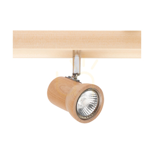 Lampa Sufitowa Venla Incl.3xGU10 Max.5W Brzoza/Chrom Metal 49 cm small 2