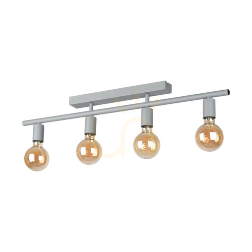 Sprawdź Lampa Sufitowa Vertigo 4xE27 Max.25W Szary Metal 86 cm