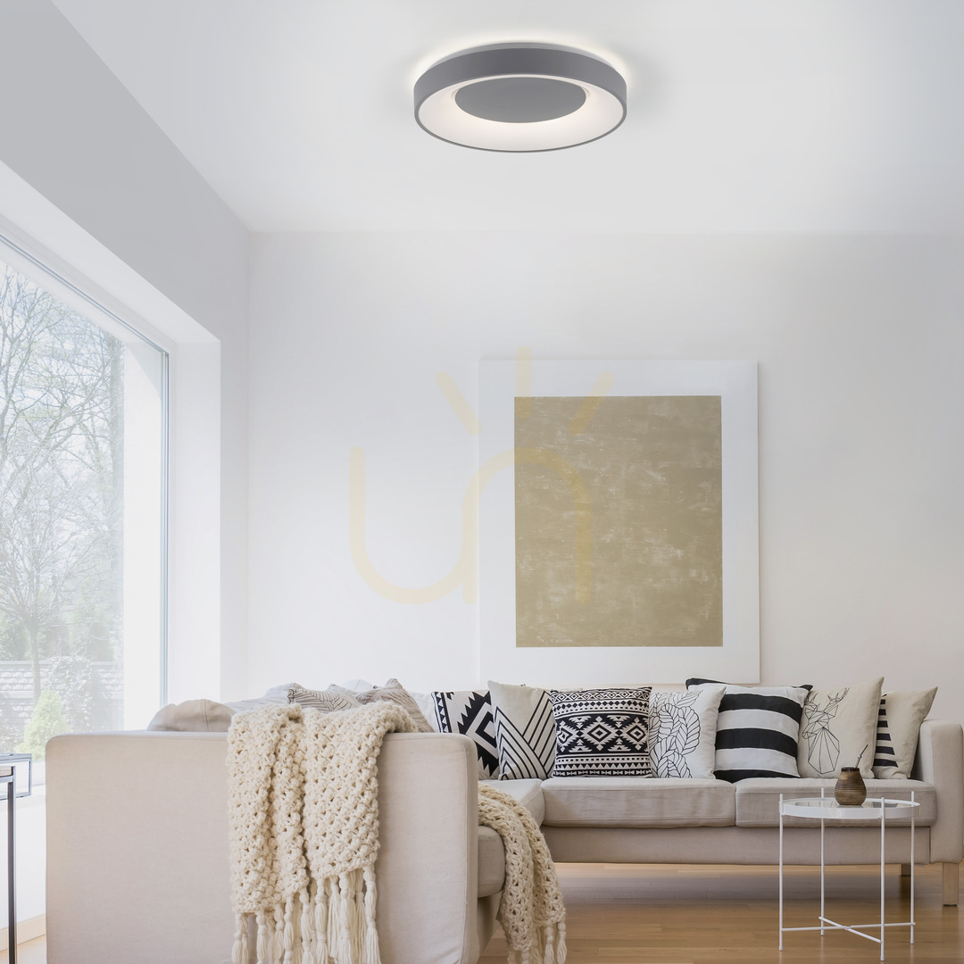 Wyświetl Plafon ANIKA 14326-18 Szary 1xLED Plafon ANIKA 14326-18 Szary 1xLED