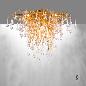 Plafon ICICLE 8091-11 Mosiądz 9xG9 13 Plafon ICICLE 8091-11 Mosiądz 9xG9 small 13