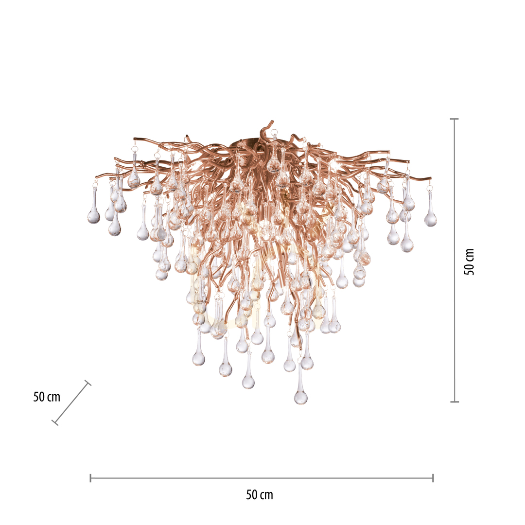 Wyświetl Plafon ICICLE 8091-11 Mosiądz 9xG9 Plafon ICICLE 8091-11 Mosiądz 9xG9