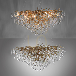 Lampa Wisząca ICICLE 2192-11 Mosiądz 10xG9 small 14