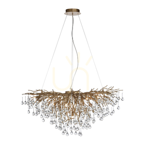 Lampa Wisząca ICICLE 2192-11 Mosiądz 10xG9 small 15