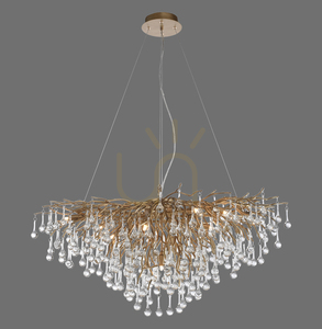 Lampa Wisząca ICICLE 2192-11 Mosiądz 10xG9 small 0