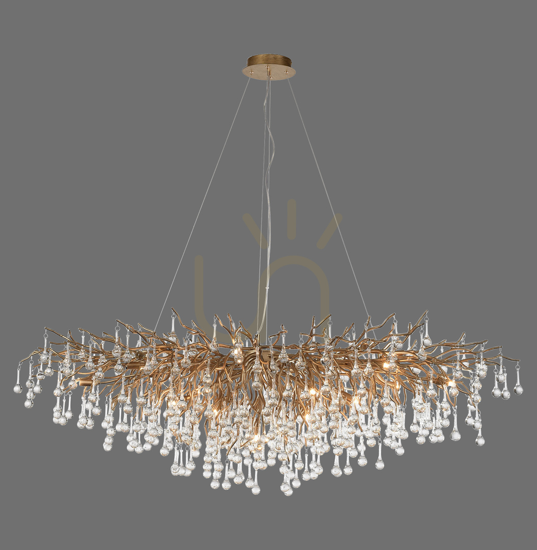 Zobacz Lampa Wisząca ICICLE 2031-11 Mosiądz 15xG9 Lampa Wisząca ICICLE 2031-11 Mosiądz 15xG9
