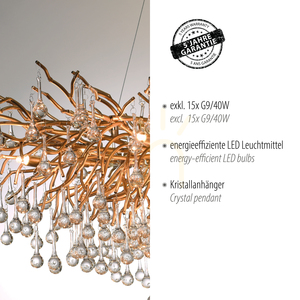 Lampa Wisząca ICICLE 2031-11 Mosiądz 15xG9 4 Lampa Wisząca ICICLE 2031-11 Mosiądz 15xG9 small 4