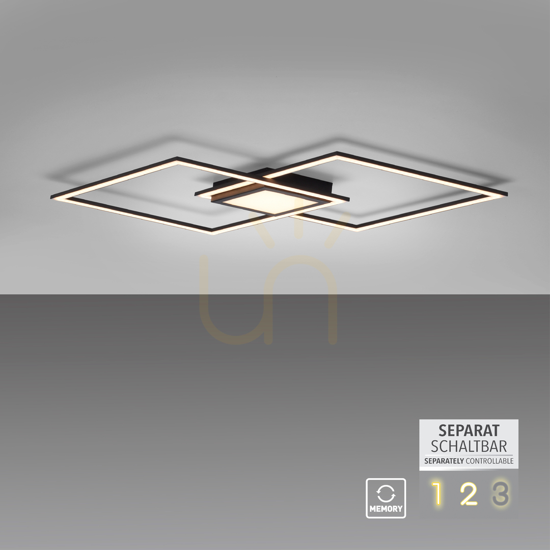 Pokaż Plafon ASMIN 14695-18 Czarny 1xLED Plafon ASMIN 14695-18 Czarny 1xLED