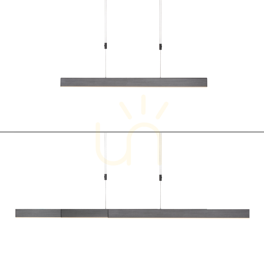 Pokaż Lampa Wisząca PURE-MOTO 2525-15 Szary 3xLED Lampa Wisząca PURE-MOTO 2525-15 Szary 3xLED