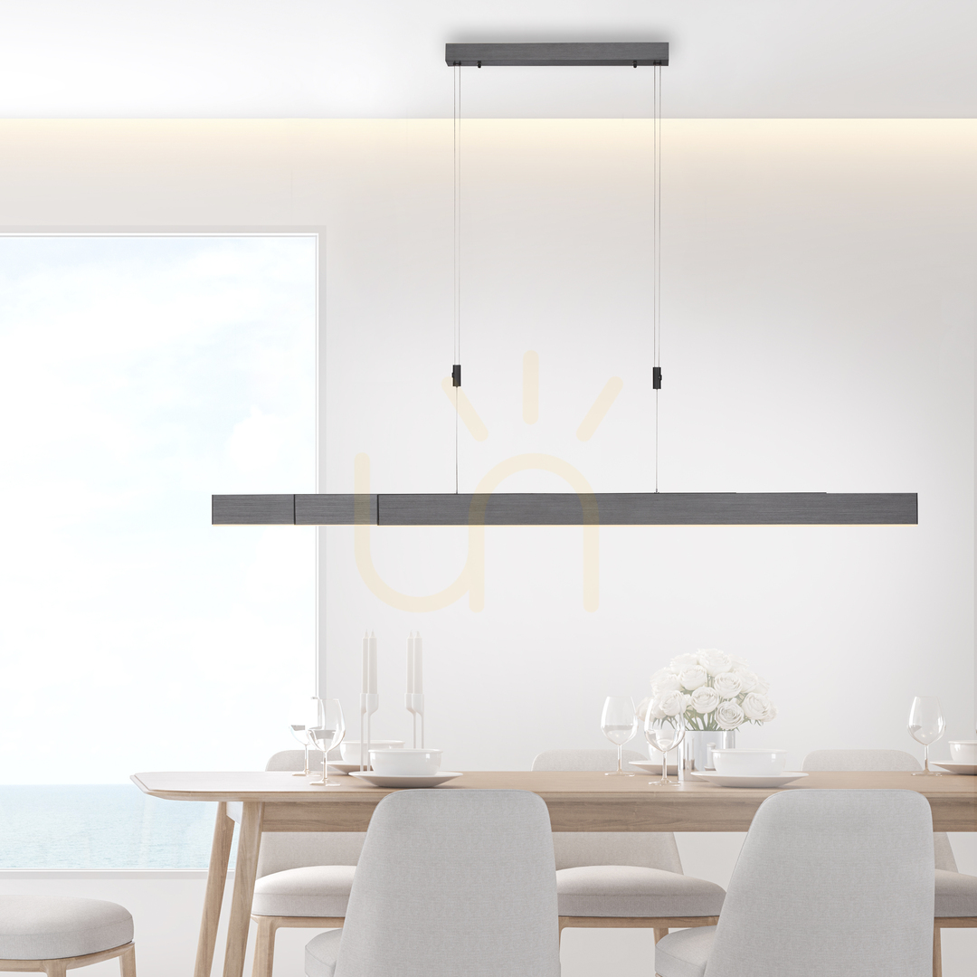 Obejrzyj Lampa Wisząca PURE-MOTO 2525-15 Szary 3xLED Lampa Wisząca PURE-MOTO 2525-15 Szary 3xLED
