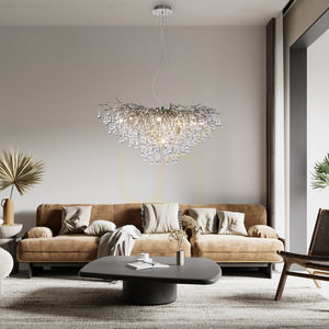 Lampa Wisząca ICICLE 2192-55 Srebrny 10xG9 10 Lampa Wisząca ICICLE 2192-55 Srebrny 10xG9 small 10