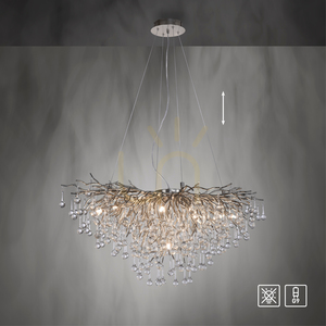Lampa Wisząca ICICLE 2192-55 Srebrny 10xG9 13 Lampa Wisząca ICICLE 2192-55 Srebrny 10xG9 small 13