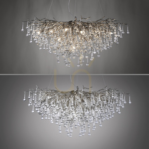Lampa Wisząca ICICLE 2192-55 Srebrny 10xG9 14 Lampa Wisząca ICICLE 2192-55 Srebrny 10xG9 small 14