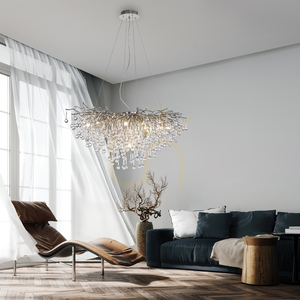 Lampa Wisząca ICICLE 2192-55 Srebrny 10xG9 2 Lampa Wisząca ICICLE 2192-55 Srebrny 10xG9 small 2