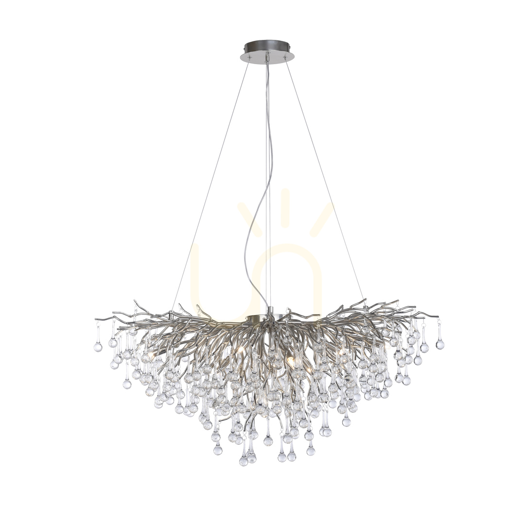 Obejrzyj Lampa Wisząca ICICLE 2192-55 Srebrny 10xG9 Lampa Wisząca ICICLE 2192-55 Srebrny 10xG9