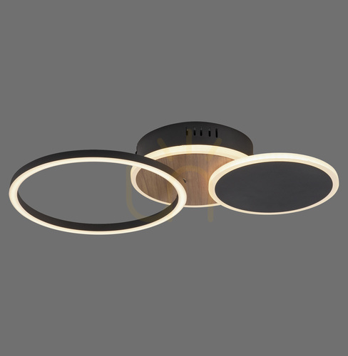 Sprawdź Plafon SEVENT 14116-78 Drewno 1xLED