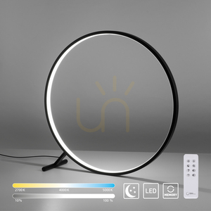 Lampa podłogowa Paul Neuhaus Hula 319-18, czarna, LED CCT, Ø80 cm small 10
