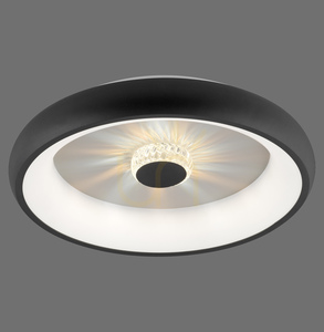 Plafon VERTIGO 14384-18 Czarny 1xLED small 7