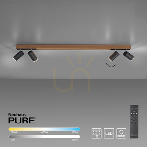 Plafon PURE-LINES 6121-79 Drewno 5xLED small 13
