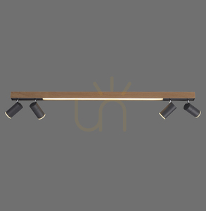 Plafon PURE-LINES 6121-79 Drewno 5xLED small 7