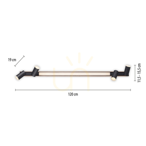 Plafon PURE-LINES 6121-79 Drewno 5xLED small 8