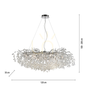 Lampa Wisząca RICICLE 2036-17 Chrom 13xG9 small 8