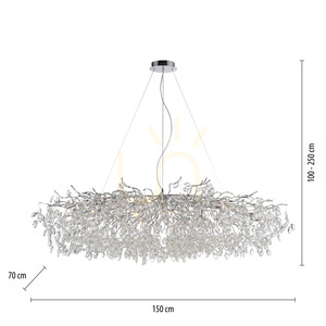 Lampa Wisząca RICICLE 2037-17 Chrom 16xG9 17 Lampa Wisząca RICICLE 2037-17 Chrom 16xG9 small 17