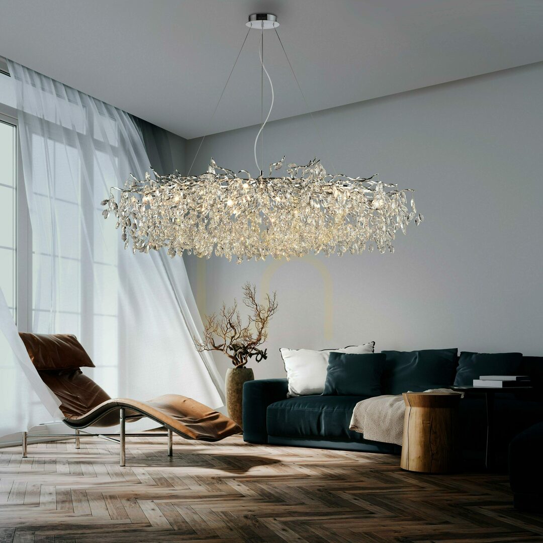 Zobacz Lampa Wisząca RICICLE 2037-17 Chrom 16xG9 Lampa Wisząca RICICLE 2037-17 Chrom 16xG9