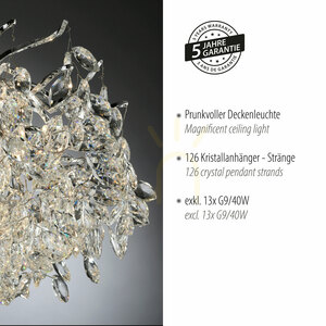 Plafon RICICLE 6054-17 Chrom 13xG9 small 12