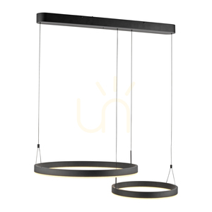 Lampa Wisząca ESKO 2360-18 Czarny 2xLED small 7