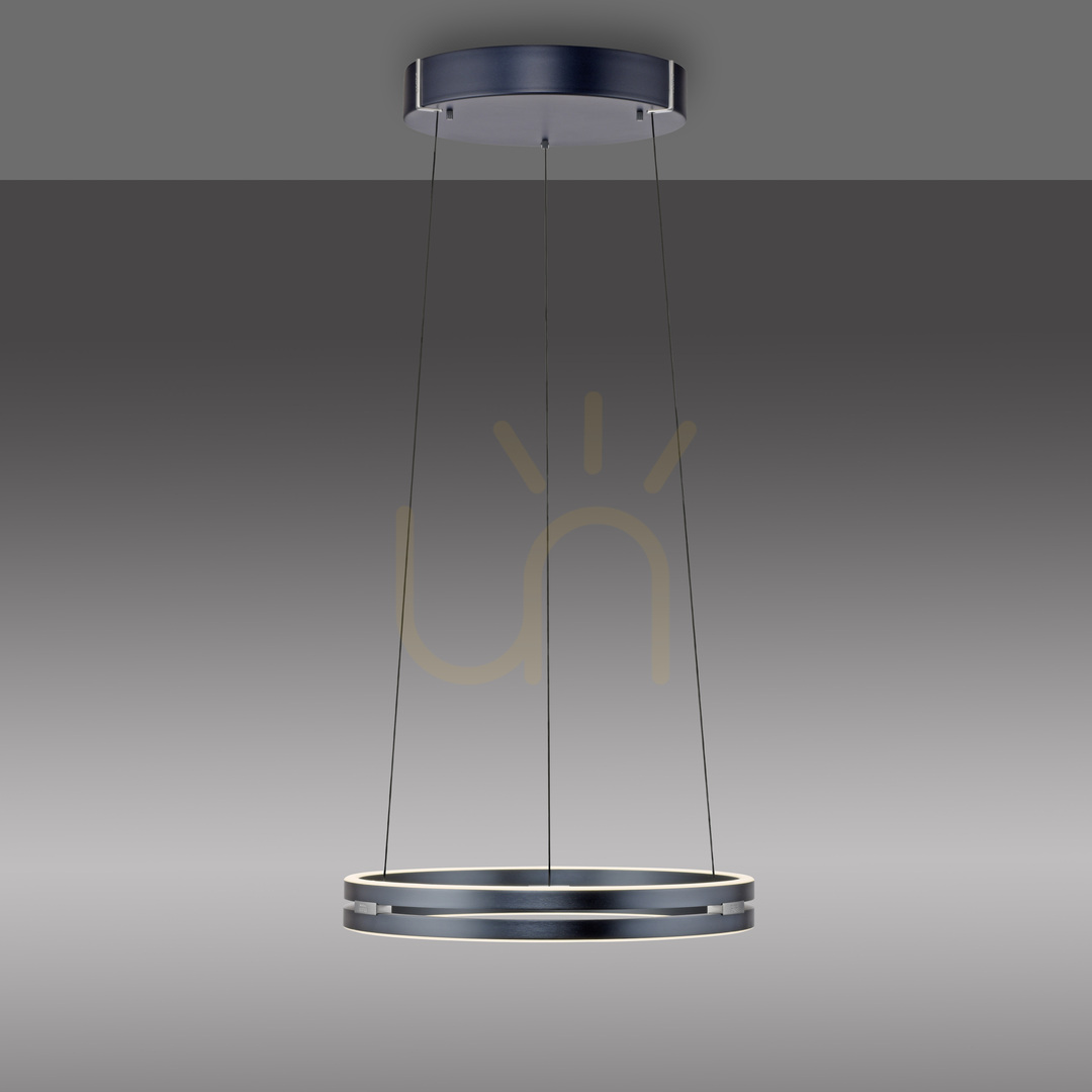 Obejrzyj Lampa Wisząca PURE E-LOOP 2550-15 Szary 2xLED Lampa Wisząca PURE E-LOOP 2550-15 Szary 2xLED