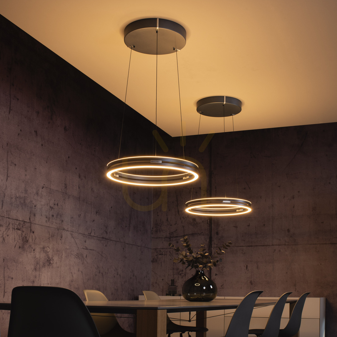 Sprawdź Lampa Wisząca PURE E-LOOP 2550-15 Szary 2xLED Lampa Wisząca PURE E-LOOP 2550-15 Szary 2xLED