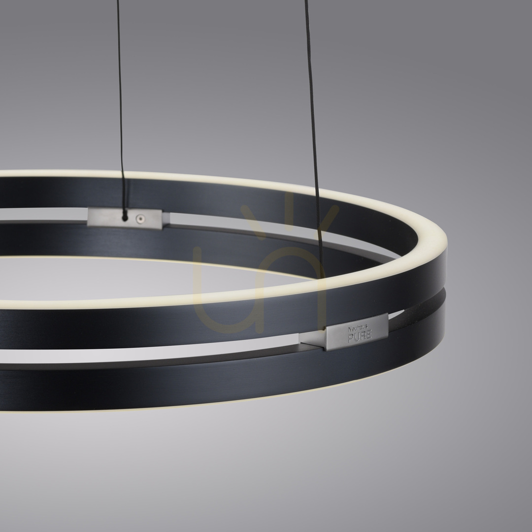 Zobacz Lampa Wisząca PURE E-LOOP 2550-15 Szary 2xLED Lampa Wisząca PURE E-LOOP 2550-15 Szary 2xLED