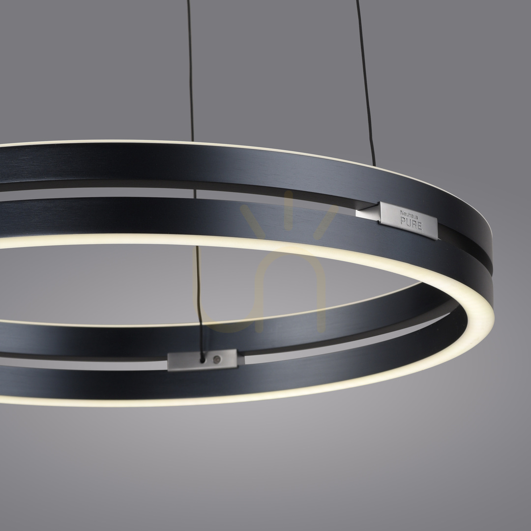 Obejrzyj Lampa Wisząca PURE E-LOOP 2550-15 Szary 2xLED Lampa Wisząca PURE E-LOOP 2550-15 Szary 2xLED